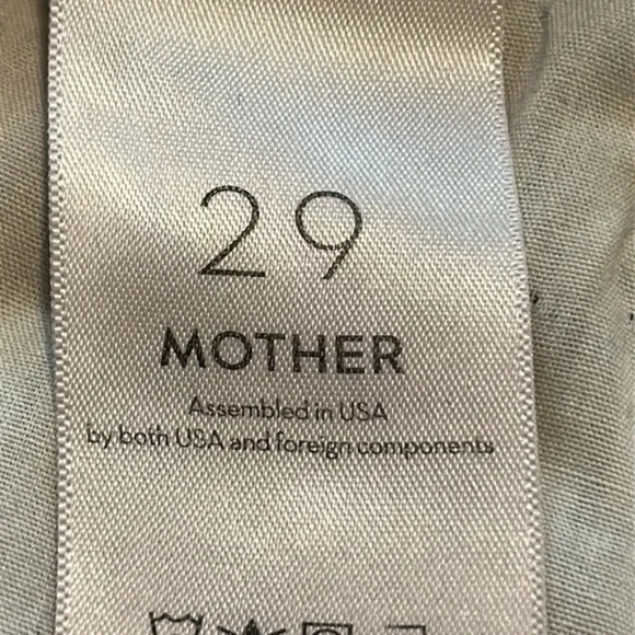 Mother Superior High Waisted Study Hover We Are Castaways Distressed Jeans 29 - Picture 8 of 10